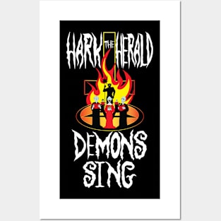 Hark the herald demons sing Posters and Art